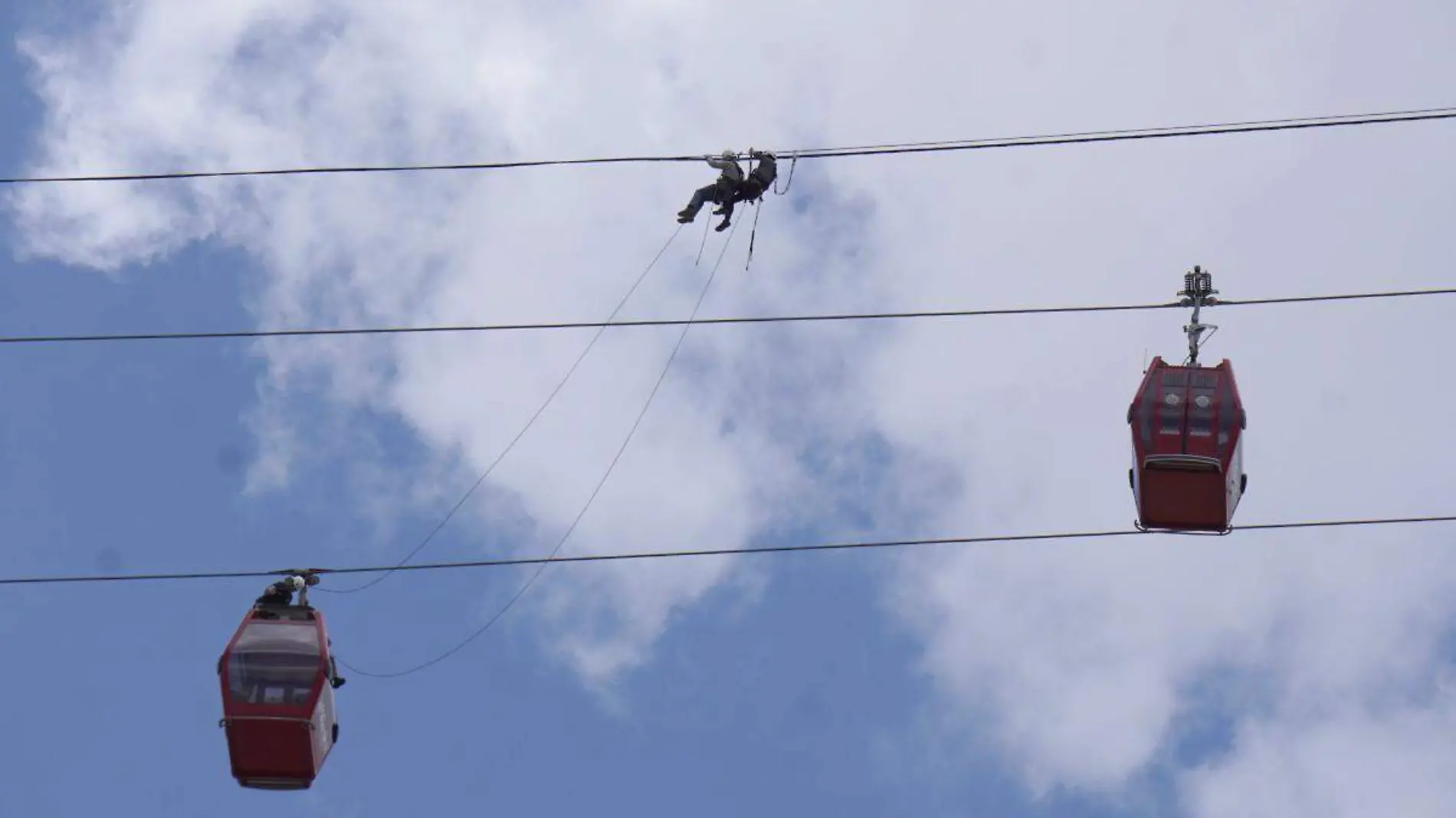 Mantenimiento al Teleférico en Zacatecas